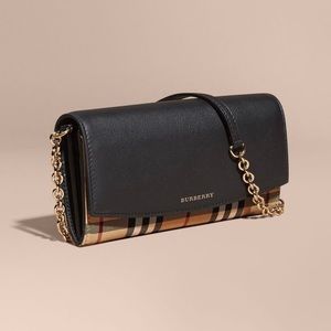 Burberry Horseferry Check Wallet on Chain